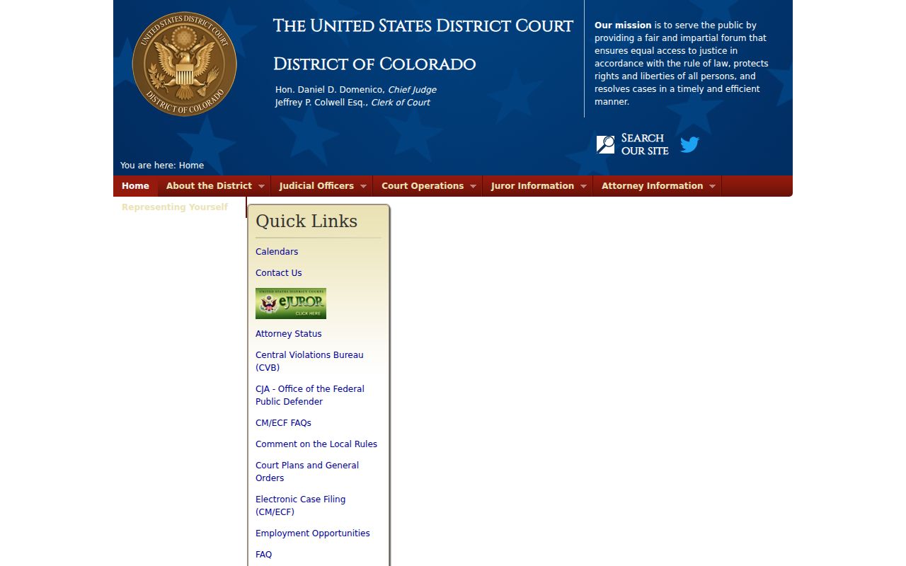 Kit Carson County probate records U.S. District Court for Colorado