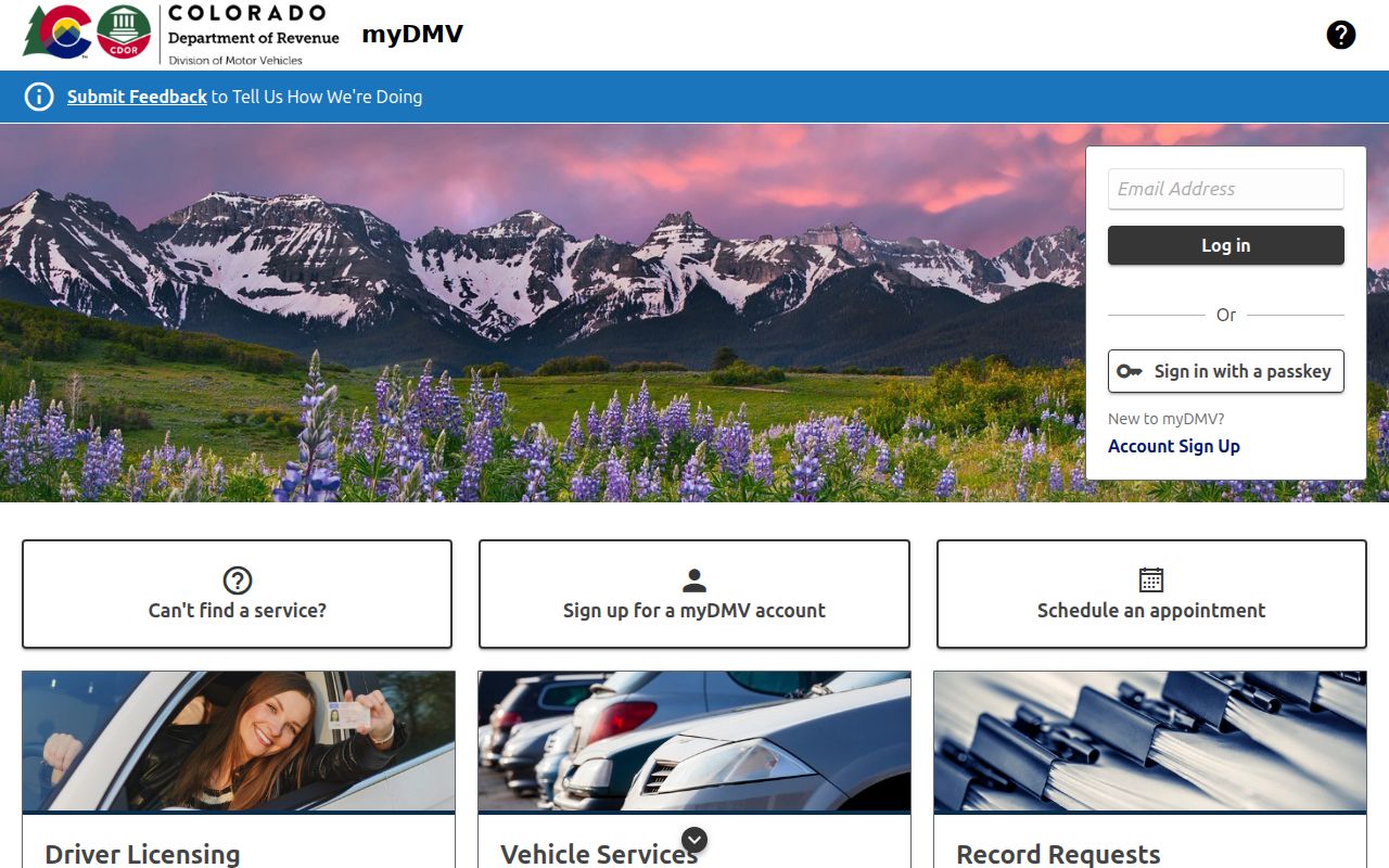 Kit Carson County traffic court records Colorado myDMV portal
